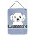 thumbnail image 2 of Carolines Treasures BB1394DS812 Maltese Welcome Wall and Door Hanging Prints, 2 of 2