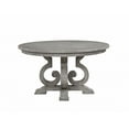 thumbnail image 2 of HomeRoots 347369 54 x 54 x 30 in. Salvaged Natural Wood Poly-Resin Dining Table, 2 of 3