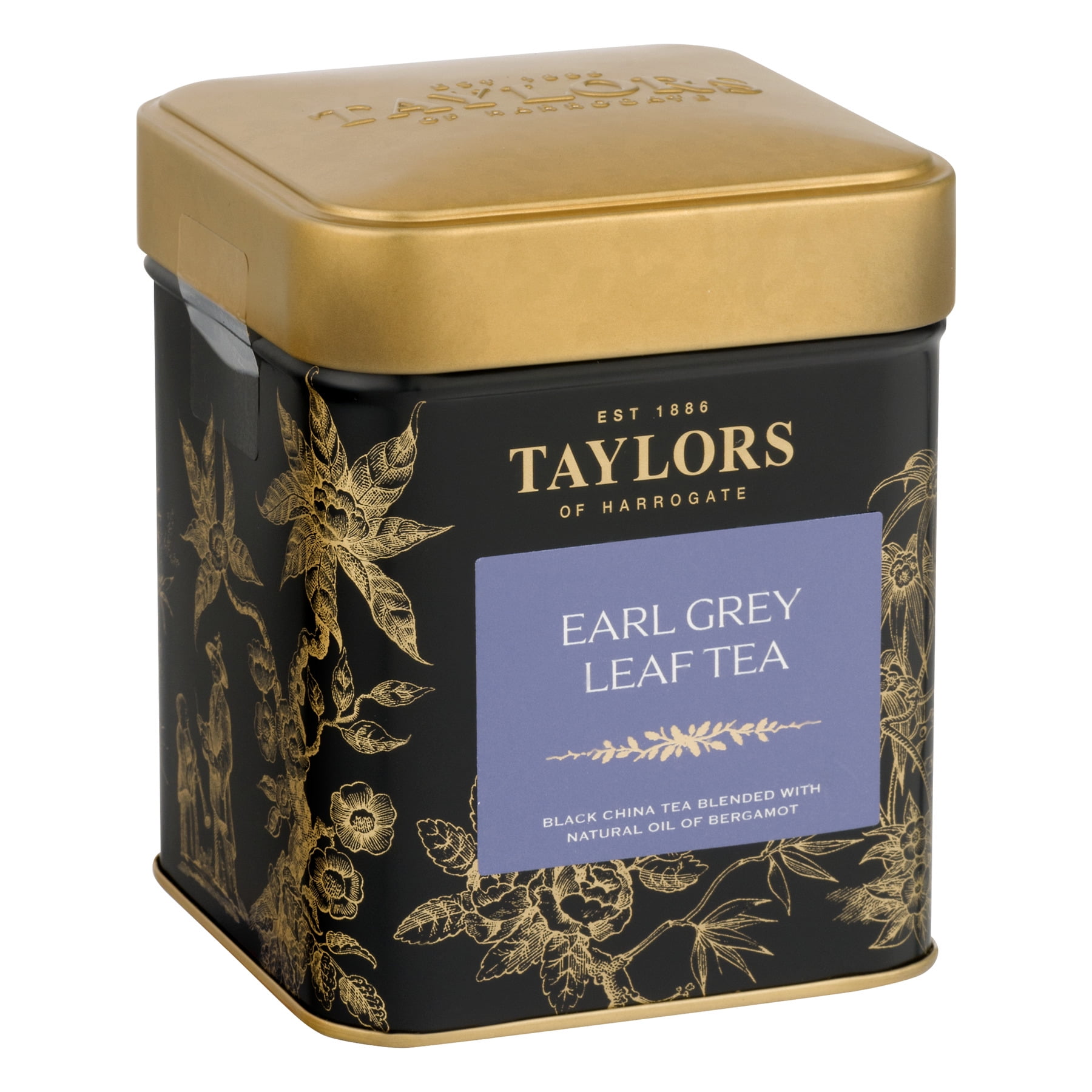 Taylors of Harrogate Earl Grey Leaf Tea Tin, 4.4 Oz