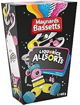 Maynards Bassetts Liquorice Allsorts Carton 350g (Pack of 3)