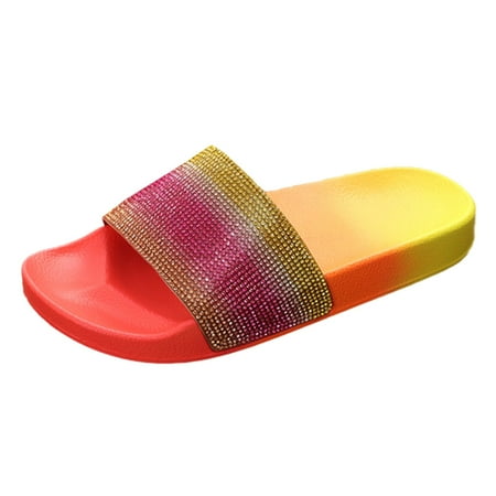 

ZTTD Sandals Ladies Bright Color Women Sandals Toilet Slipper Bathroom Simple Shoes Women s Slipper A