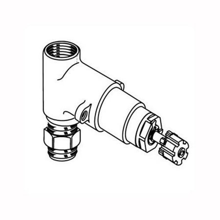 American Standard 12 Rough american standard r701r701 1/2 inch rough on/off volume control valves, 1/2-inch inlet/outlet (handle not included) ()