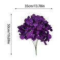 thumbnail image 3 of MTBLYS Flores artificiales de hortensia|5 cabezas|arbusto de hortensia artificial de seda|decoración para verano|otoño|hogar|bodas|fiestas y exteriores|arreglo floral artificial para jarrón, 3 of 6