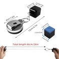 thumbnail image 5 of Billiard Chalk Holder With Keychain, Retractable Chalk Holder, Billiard Cue Accessories Black, 5 of 5