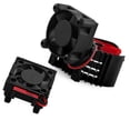 thumbnail image 2 of TISHITA 1/10 RC Car ESC Cooling Fan and Motor Fan Set Sturdy for Rally Rustler Slash Black, 2 of 8