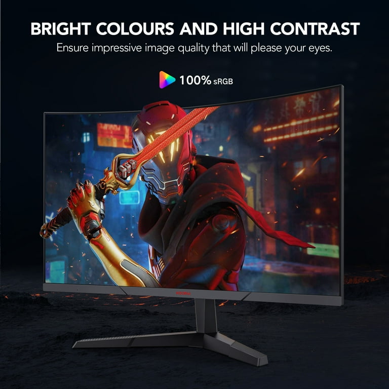 KOORUI Gaming Monitor, 27 inch WQHD 2560 x 1440 PC Computer Monitor, Up to  240Hz Refresh, 1ms, Adaptive Sync, HDR10, DCI-P3 90%, 144Hz Monitor