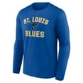 thumbnail image 2 of Men's Royal St. Louis Blues Victory Arch Long Sleeve T-Shirt, 2 of 3