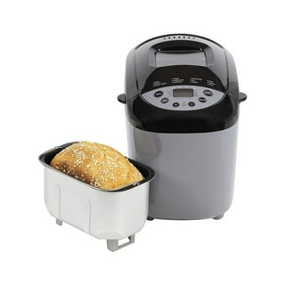 West Bend Hi-Rise Bread Maker Programmable Horizontal Dual Blade with 12  Programs Including Gluten Free, 3-Pound, Gray