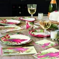 thumbnail image 2 of Unique Red Cardinal Christmas Round Dinner Plates - 8 Pcs, 2 of 2