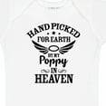 thumbnail image 4 of Inktastic Handpicked for Earth by My Poppy in Heaven with Angel Wings` Boys or Girls Baby Bodysuit, 4 of 5