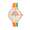 Multicolor, variant on Women's Silver Dial with Multicolor Glitter and Gold Case with Multicolor Strap Watch