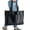 Black1, variant on Large Capacity Vintage PU Leather Tote for Women Office Everyday Handbag(Yellow Brown )