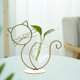 thumbnail image 2 of 2 piezas / pieza Un jarrón de plantas hidropócas en apariencia de un lindo gato Terrario Decoración de oficina Gloria Jarrón de plantas, 2 of 3