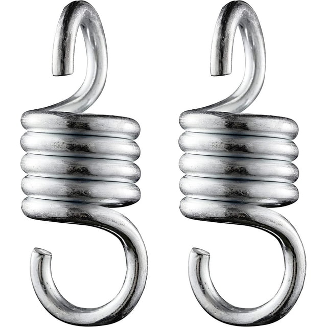 1100LBS Capacidad 4INCH Heavy Duty Spring Hamaca Silla Spring Porche Swing Springs Gancho Suspensión Swing Extension Spring 2 Piezas