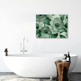 thumbnail image 6 of Fenyluxe Flower Pattern Green Wallpaper Canvas Wall Art Framed 20x16x0.75in, 6 of 6