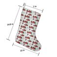 thumbnail image 2 of Christmas Stockings,Red Christmas Farm and Truck Pattern Stockings Christmas,14.8'' Xmas Stockings,Christmas Party Favors,Christmas Party Decorations,Christmas Stockings Personalized, 2 of 5