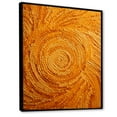 thumbnail image 2 of Designart "Orange Abstract Swirl Assemblage IV" Abstract Framed Wall Art - Modern Orange Abstract Collages Entryway Framed Wall Art Print, 2 of 6