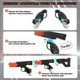 thumbnail image 3 of VR Gunstock for Meta Quest 3, Quest 3S Rifle-Like or Dual-Pistol Handle VR Gun Stock Quest3 VR Games Accessories Connect to Touch Controller, Real Game Feeling, 3 of 7