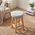 thumbnail image 2 of 1Pc Round Bar Stool Covers, 14-18 Inch Elastic Bar Stool Cushion Cover, Washable Stool Cushion Slipcover for Round Chair, 2 of 6