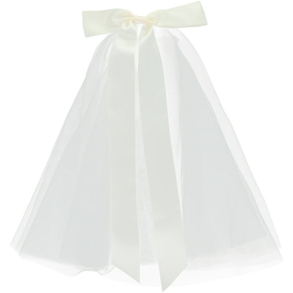 CIMAXIC wedding Wedding Bridal Veil Short Veil Wedding Party Bride Veil Bowknot Veil Hair Accessory,14.96"X8.66"X0.59"