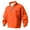 Orange, variant on LWavelet Mens Half Zip Pullover Sweatshirt with Chest Pocket and Sleeve Pocket Casual Comfortable Top for Everyday Wear