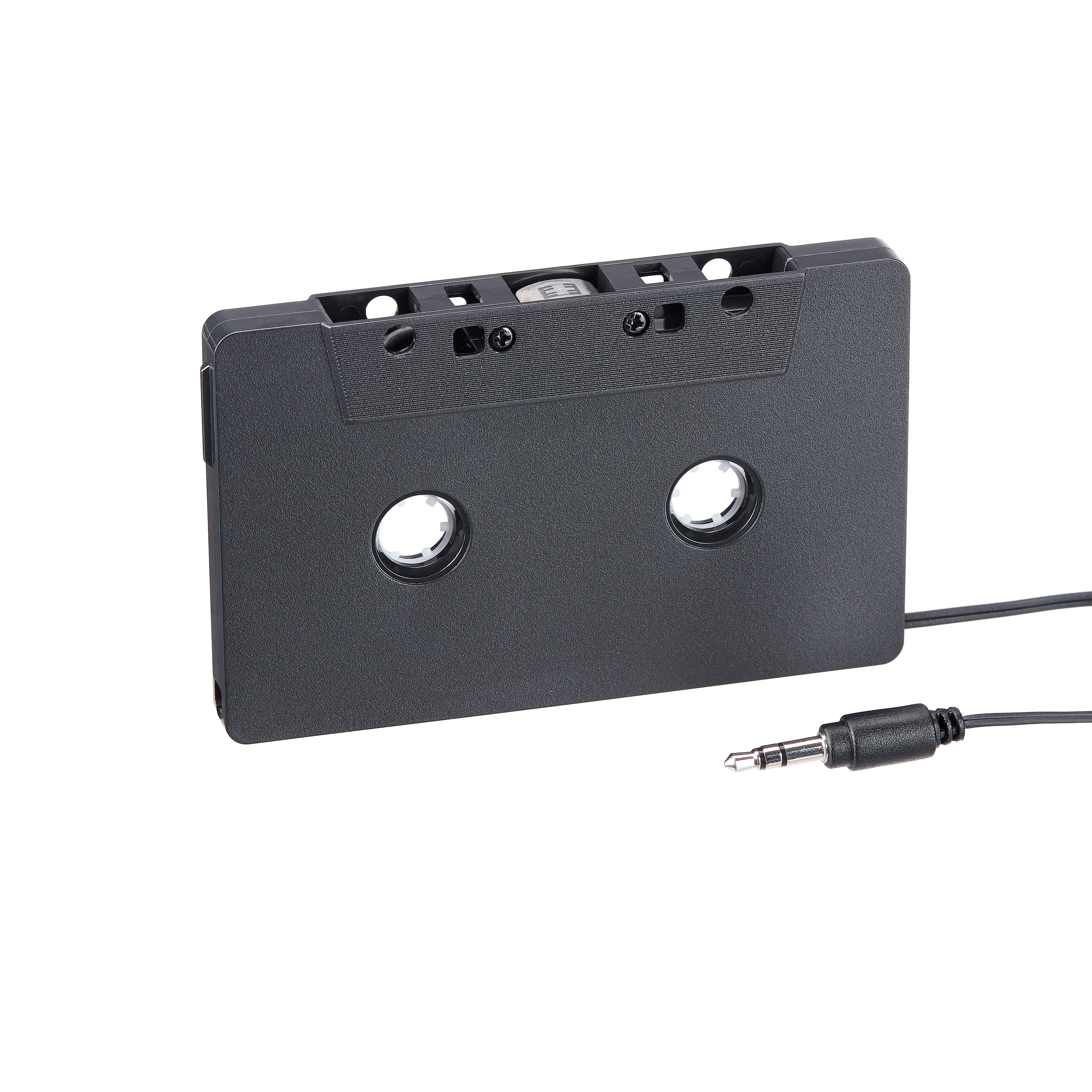 onn. Cassette Audio Adapter 3ft with AUX Cable, Play Digital Music from an  AUX Source 