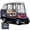 Gray, variant on KNOX 4 Person Golf Cart Enclosure 79" Long Roof, 600D Portable Transparent Driving Golf Cart Cover Storage, Golf Cart Accessories, Compatible with EZGO TXT/RXV, Yamaha, Club Car DS Precedent