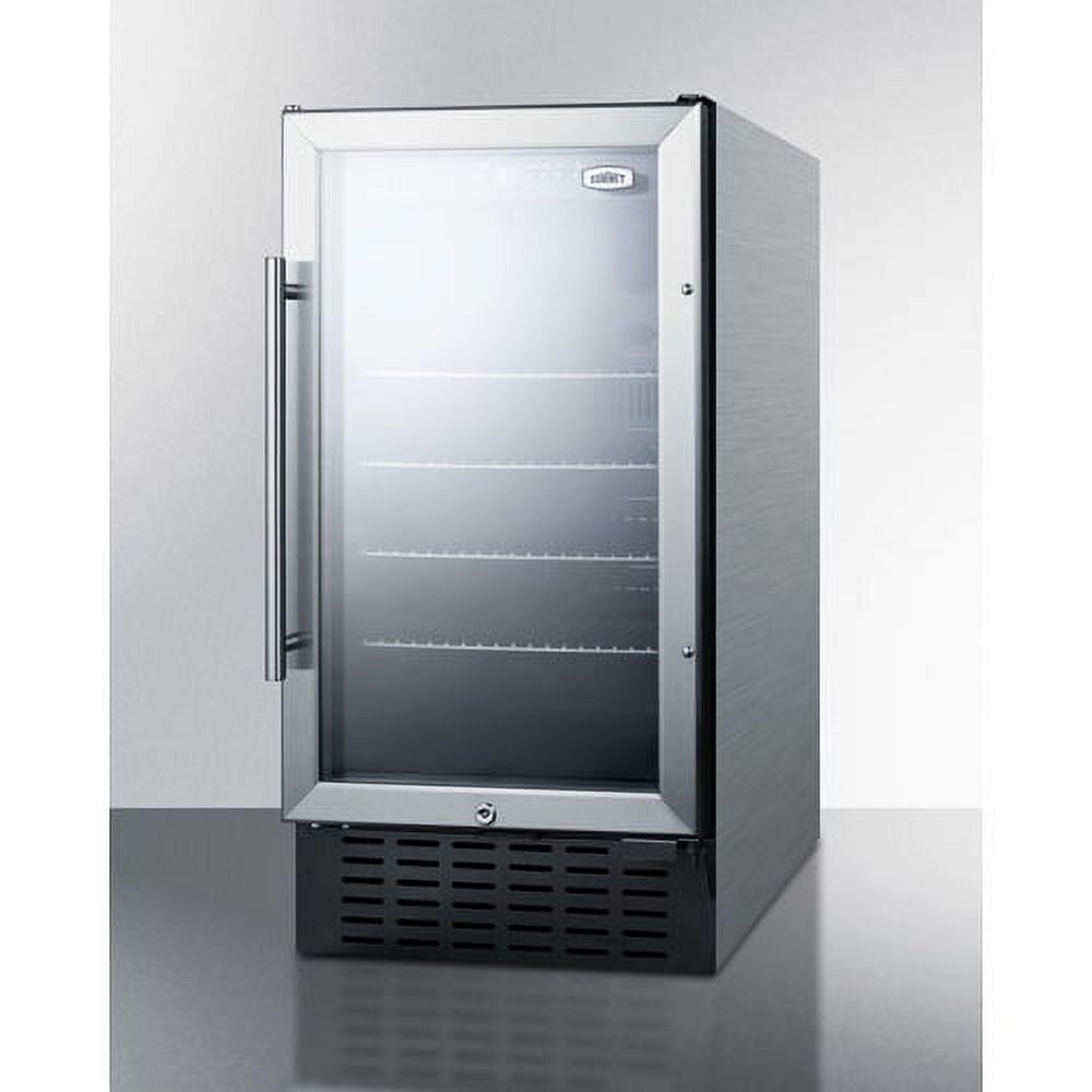 18" Wide Built-In Beverage Center, ADA Compliant, STAINLESS STEEL