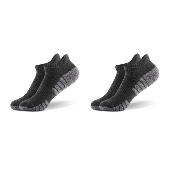 Qarigey Calcetines para correr de fondo grueso mejorado absorbentes y transpirables de algodón antideslizantes para personas activas Type2 NO2