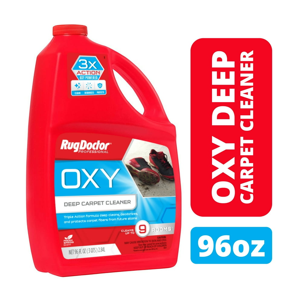 Rug Doctor Triple Action Oxy Deep Carpet Cleaner, NonToxic Formula, 96
