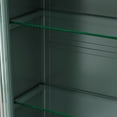 thumbnail image 6 of 3 Door Arched Glass Cabinets | Add Sophistication to Home Spaces | Durable Glass + Metal Build | Organize Items Securely, 6 of 6