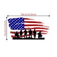 thumbnail image 3 of Utoimkio Removable American Flag Patriotic Wall Sticker Independence Day Decorations 4th of July Party Supplies, 3 of 7