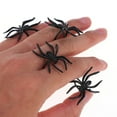 thumbnail image 3 of 120PCS Halloween Ring Creative Spider Shaped Finger Ring Party Ring for Kids, 3 of 10
