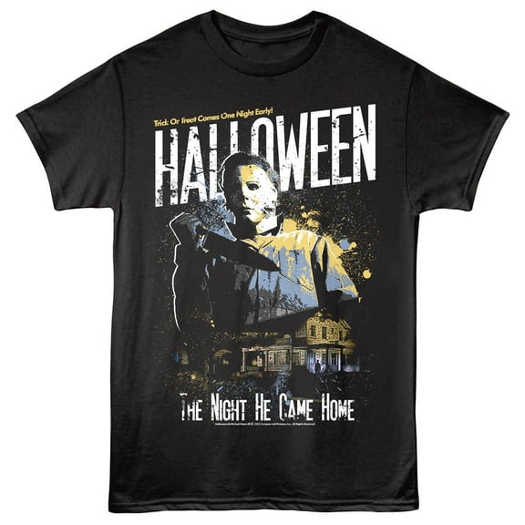 Halloween One Night Early Men's T Shirt (Black, AdultL)
