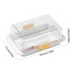 thumbnail image 3 of Caja de almacenamiento con divisores | Caja divisora para rebanadas de queso | Plástico multicolor | Almacenamiento sellado para alimentos frescos | Gran capacidad | Control de porciones |, 3 of 5