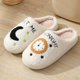thumbnail image 3 of Zapatillas populares de algodón para mujer, pantuflas de algodón cálidas de felpa para invierno, Navidad y Halloween, para interior y hogar, 3 of 5