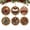 #D-6pcs, variant on Pearl Diamond Art Kits For Adults, 6Pcs Christmas Ornament DIY Pearl Diamond Painting Craft, Handmade Christmas Tree Hanging Decor And Holiday Gift