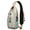 Blue-16, variant on Stylish Abstract Sling Backpack – Colorful Retro and Psychedelic Art Crossbody Shoulder Bag, Water-Resistant and Durable Lightweight Travel Daypack with Secure Pockets