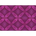 thumbnail image 1 of Ahgly Company Indoor Rectangle Patterned Neon Pink Area Rugs, 3' x 5', 1 of 6