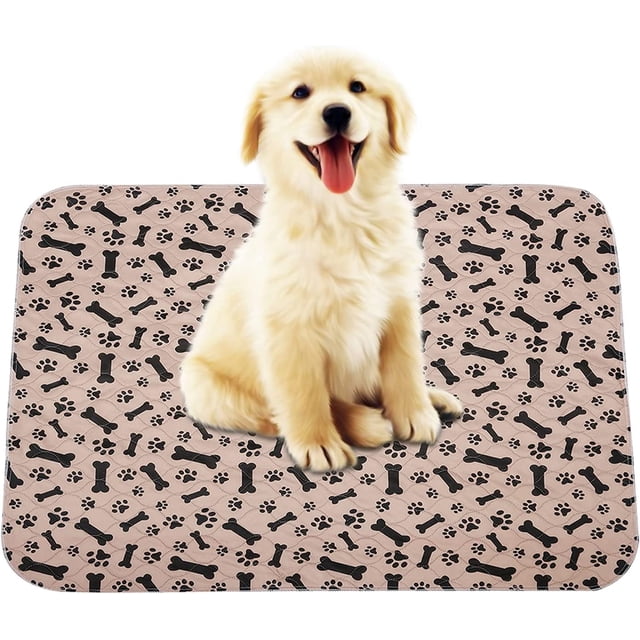 Juego de 2 almohadillas de entrenamiento lavables para perros y cachorros, almohadillas de entrenamiento reutilizables, almohadillas de entrenamiento absorbentes, a prueba de fugas, almohadillas de en