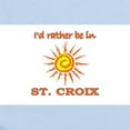 thumbnail image 2 of CafePress - I'd Rather Be In St. Croix, U Infant Bodysuit - Baby Light Bodysuit, Size Newborn - 24 Months, 2 of 4
