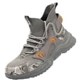 thumbnail image 2 of High Top Steel Toe Cap Trainers Lightweight Breathable Safety Shoes Men Work Shoes, 2 of 8