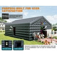 thumbnail image 6 of LUXOAK 30x20x14 ft Large Black Inflatable Night Club Tent for Adults with 2 Side Doors for Wedding Birthday Backyard Party, 6 of 8