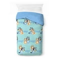 thumbnail image 1 of Bluey 'Copines' Douillette pour Lit 1 ou 2 Places Réversible pour Enfants, 100 % Polyester, 1 of 3