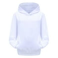 thumbnail image 5 of Hoodies for Girls Kids White Hoodies Casual Long Sleeve Classic Hoodie Winter Clothes r Clothes for Girls 10-11 Years Boys Girls Fashion, 5 of 5