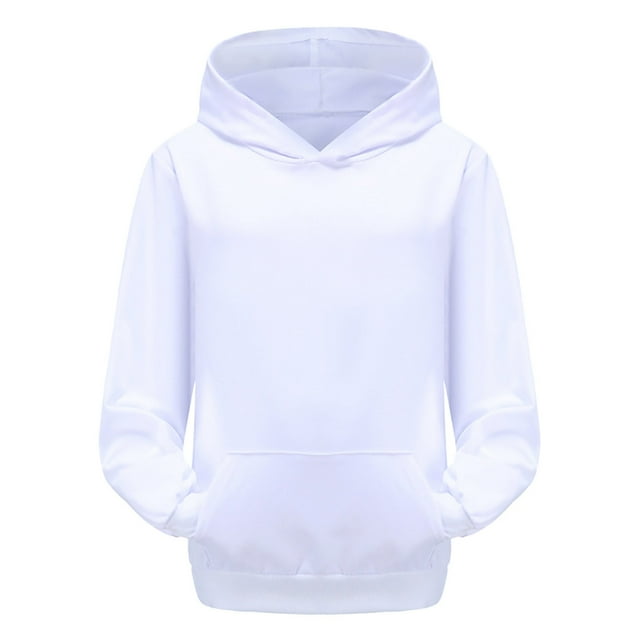 AJIWYH Chandail pour Filles Enfant Tout-Petit Garçons Filles Manches Longues Imprimés Chaud Chandail à Capuchon Chandail Hauts Tenues pour Enfants Survêtement Filles Chandails Blancs,6-7 Ans