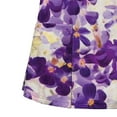 thumbnail image 5 of Qertyioot Hauts pour Femmes Femmes Manches Courtes Col en V Hauts Uniforme Imprimé Poches Chemisier Hauts, 5 of 5