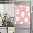 thumbnail image 3 of Dishwasher Magnetic Refrigerator Magnet Cover Sticker Home Decorative 23"x26" Kawaii White Cats, 3 of 6