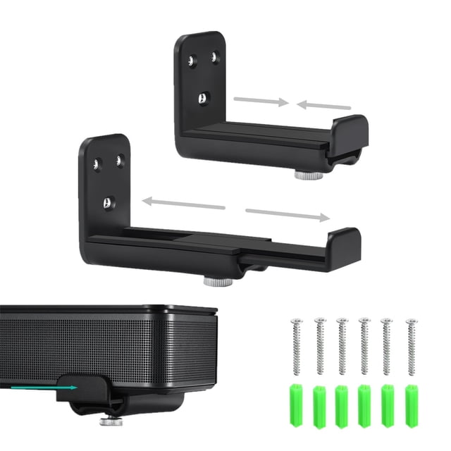 Soporte de Pared Ajustable LaiMoney para Barra de Sonido para TV