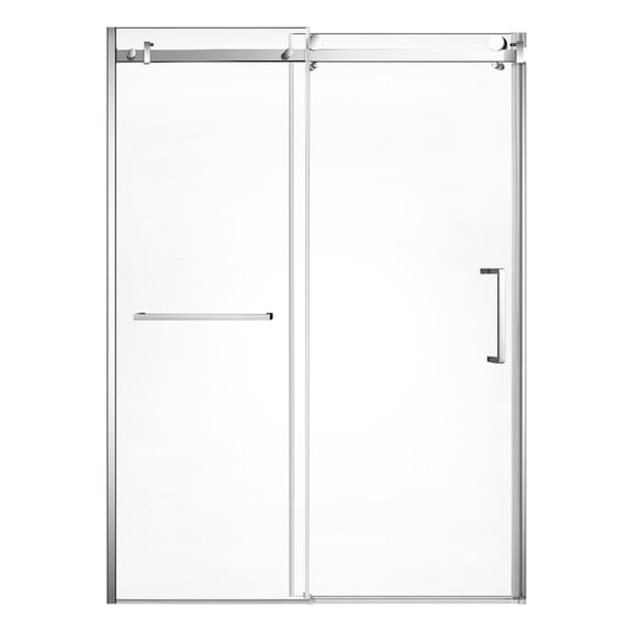 Kingston Brass Prato 60" x 76" Frameless Right Handed Sliding Shower Door in Polished Chrome